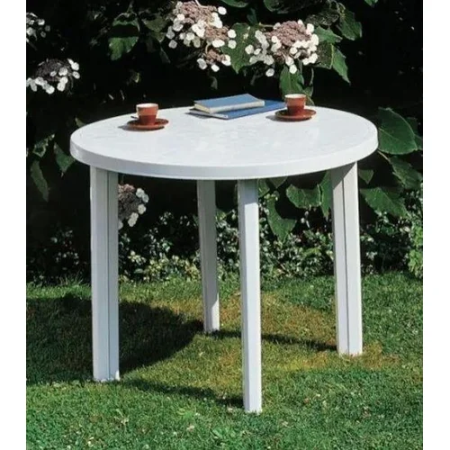Diana TONDO 90600 Lauko stalas Ø90×72 cm Baltas image 3