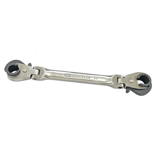 ELLIENT TOOLS raktas su lanksčia terkšle vamzdeliams 9 x 10 mm L=186 mm image 2