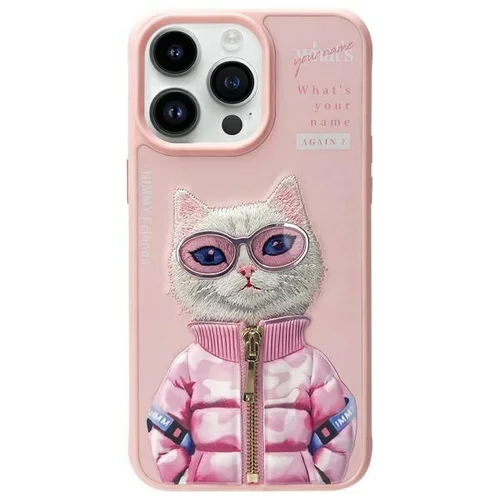Nimmy Cool&Cute 2.0 dėklas iPhone 15 Pro Max, rožinis image 1