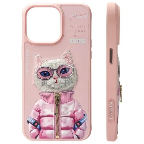 Nimmy Cool&Cute 2.0 dėklas iPhone 15 Pro Max, rožinis image 2