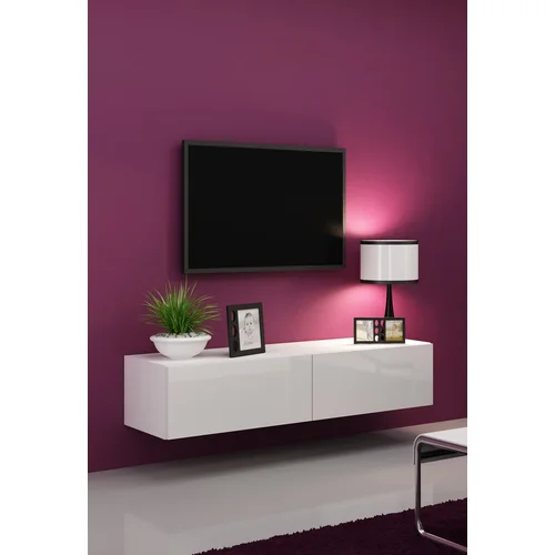Cama VIGO 140 TV spintelė 140 cm, balta image 1