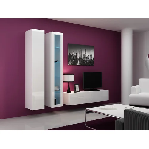 Cama VIGO 140 TV spintelė 140 cm, balta image 2