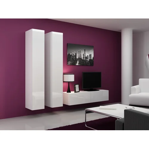 Cama VIGO 140 TV spintelė 140 cm, balta image 3