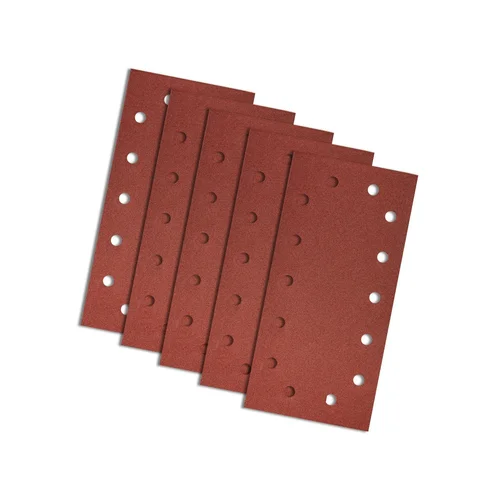 GRAPHITE Velcro švitrinis popierius 115 x 230 mm, K180, 5 vnt., su skylutėmis image 2