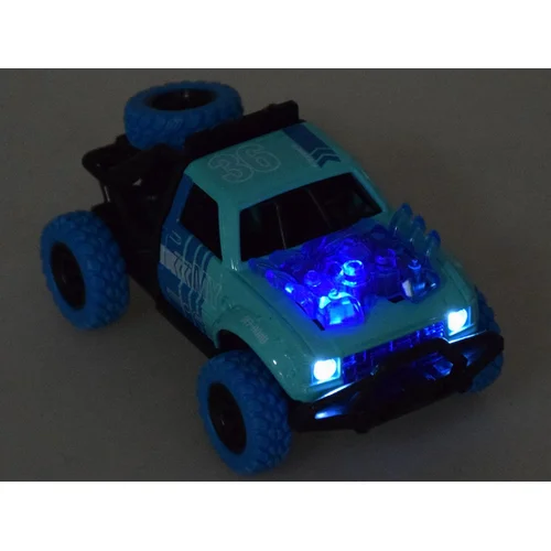 Predator 4x4 metalinis triukų automobilis su šviesa ir garsu image 3