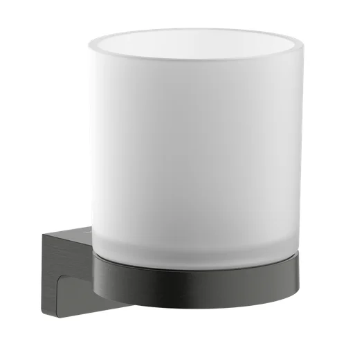 Hansgrohe AddStoris S 41769340 Pakabinama stiklinė dantų šepetėliams image 1
