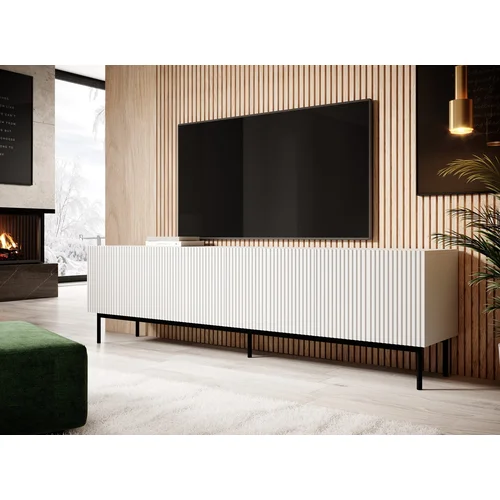 PAFOS RTV spintelė 200 × 40 × 60 cm, balta image 2