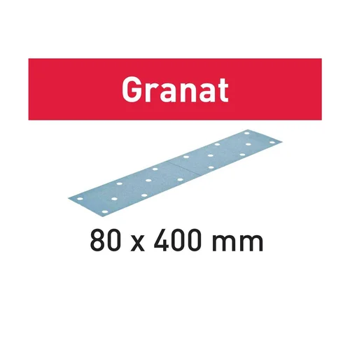Šlifavimo popierius Granat Festool STF 80x400 P80 GR/50 (497159) image 1