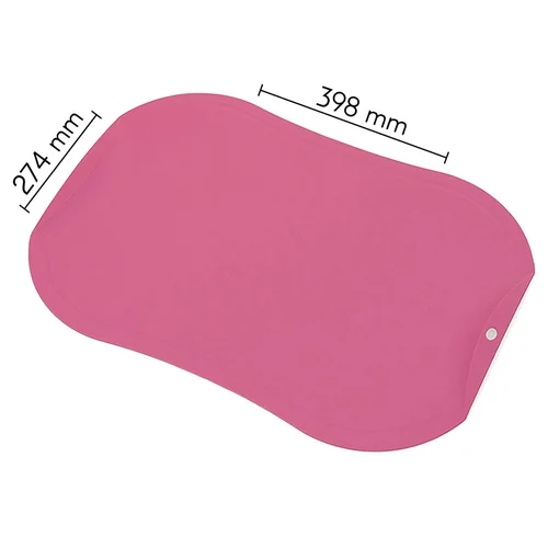 Zyle ZY141CBPN Nesibraižanti pjaustymo lentelė rožinė 398x274x2,5 mm image 1