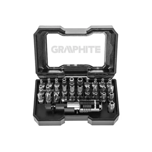 GRAPHITE 56H618 serviso antgalių rinkinys, 32 vnt. image 1