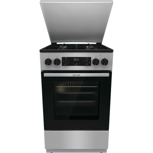 Gorenje GK5C42SJ 50 cm pločio dujinė viryklė su elektrine orkaitė image 1
