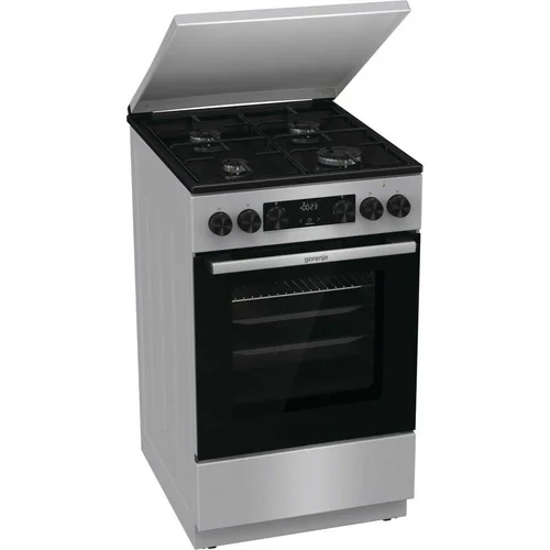 Gorenje GK5C42SJ 50 cm pločio dujinė viryklė su elektrine orkaitė image 2
