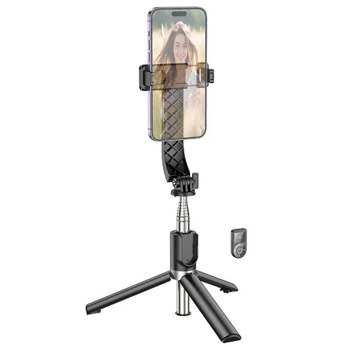Hoco K20 selfie lazda-trikojis su Bluetooth nuotoliniu valdymu, juoda image 1