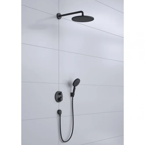 Hansgrohe Croma potinkinė dušo sistema juodos matinės spalvos image 2