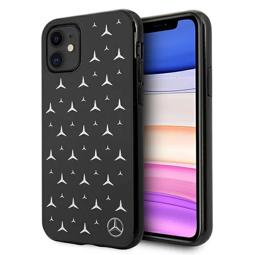 Mercedes-Benz Silver Stars dėklas iPhone 11/XR, juodas image 1