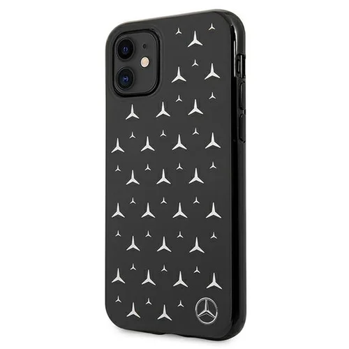 Mercedes-Benz Silver Stars dėklas iPhone 11/XR, juodas image 2