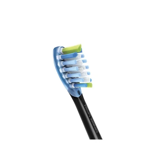 Philips C3 Premium Plaque Defence HX9045/88 Sonic dantų šepetėlio galvutės, Juoda image 3