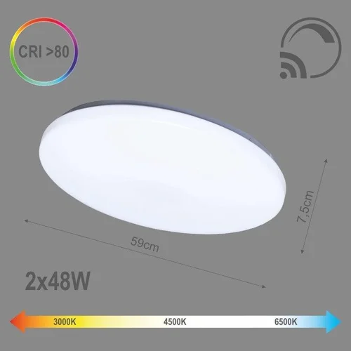 Tope Sopot plafonas LED, 2x48W, Ø585mm image 3