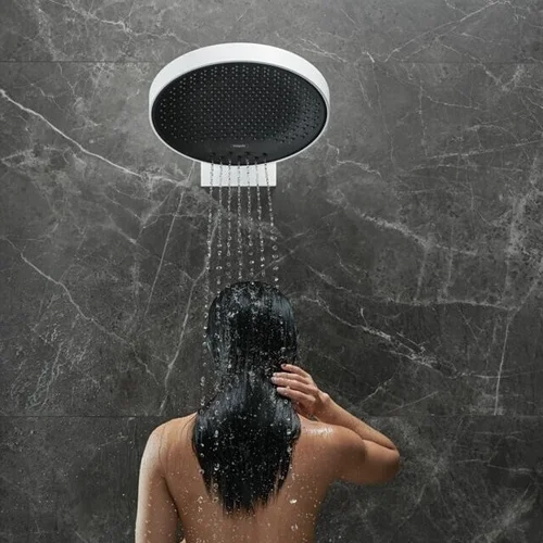 Hansgrohe Rainfinity 26234000 dušo galva ø36 cm Braižyto juodo chromo image 1