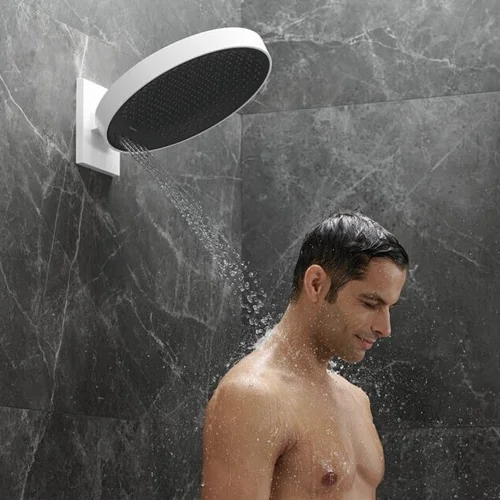 Hansgrohe Rainfinity 26234000 dušo galva ø36 cm Braižyto juodo chromo image 2