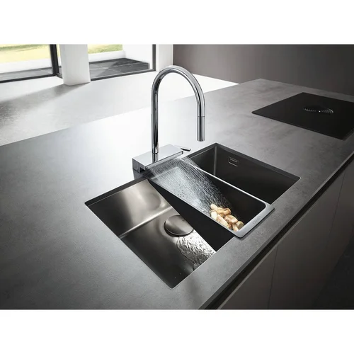 Hansgrohe Aquno Select M81 73831000 Chromo virtuvinis maišytuvas image 1