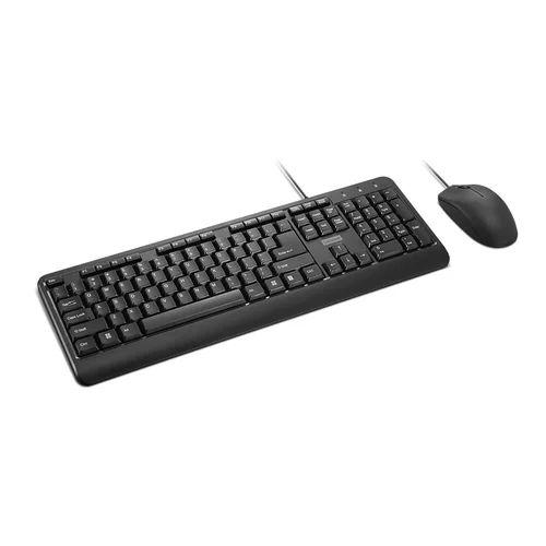 Lenovo 160 laidinė klaviatūros ir pelės komplektas, JAV anglų kalba, juodas image 2