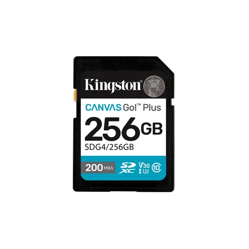 Kingston Canvas Go! Plus Gen4 256 GB SDXC image 1