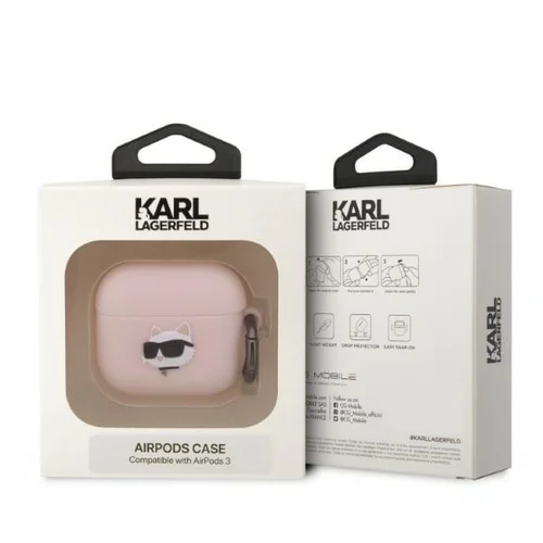 Karl Lagerfeld KLA3RUNCHP dėklas AirPods 3, rožinis image 3