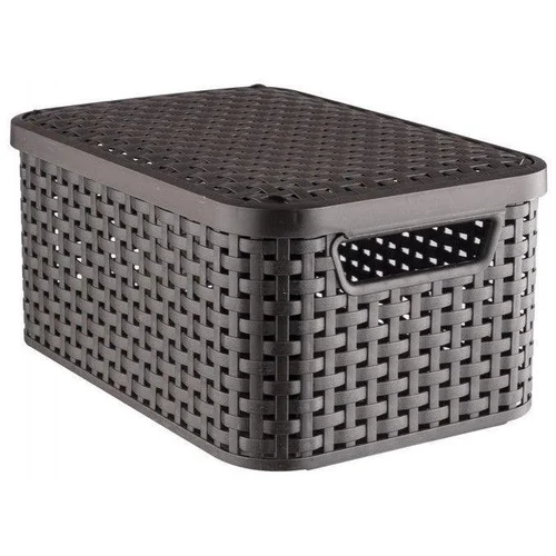 CURVER Daiktadėžė su dangčiu, 6 L, 29,1×19,8×14,2 cm, Ruda image 1