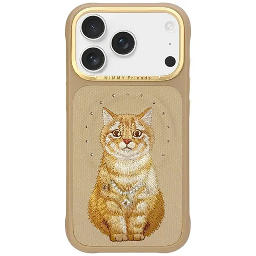 Nimmy Lucky Fashion Cat MagSafe dėklas iPhone 17 Pro Max, rudas image 1