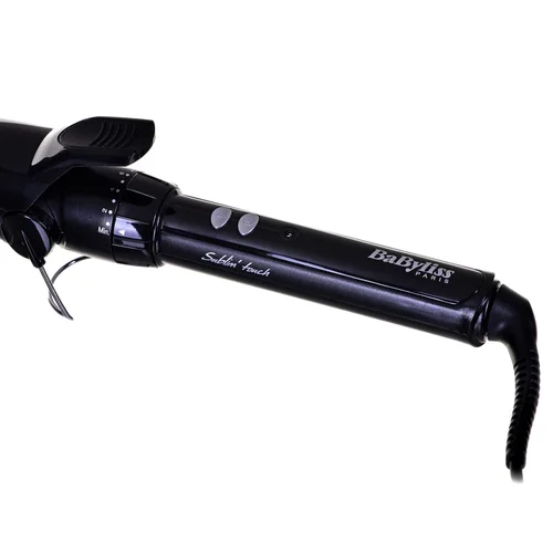 BaByliss Pro 180 38 mm garbanojimo žnyplės, juodos ir rožinės image 2