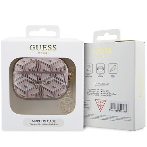 Guess GUAPPGCE4CP AirPods Pro dėklas, rožinis image 3