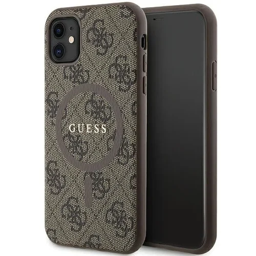 Guess GUHMN61G4GFRW dėklas iPhone 11/XR, rudas image 1