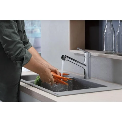Hansgrohe FOCUS M42 71814000 Ištraukiamas virtuvės maišytuvas image 2