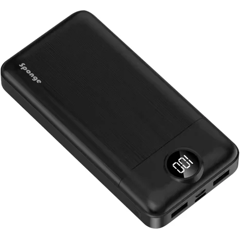Sponge Energy Išorinė baterija 20 000 mAh, 22.5 W, Pilka image 2