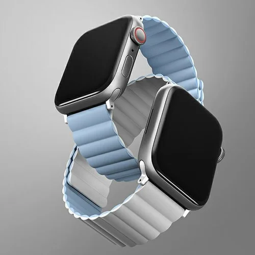 Uniq Revix magnetinė apyrankė Apple Watch 38/40/41 mm, mėlyna ir balta image 3