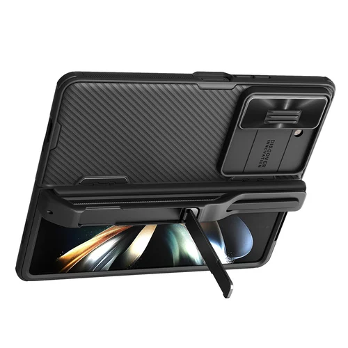 Nillkin CamShield Fold dėklas Samsung Galaxy Z Fold 5, juodas, su S Pen laikikliu image 3