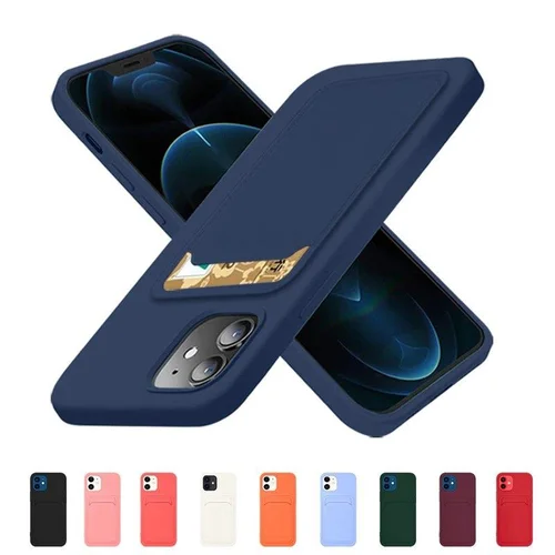 Samsung Galaxy A72 4G silikoninis dėklas, tamsiai mėlynas image 1