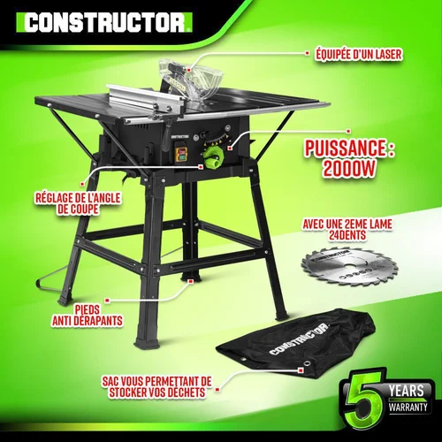 Constructor Pjovimo staklės 2000 W image 3