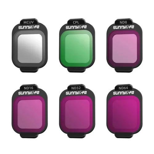 Sunnylife DJI Flip filtrų rinkinys MCUV, CPL, ND8–ND64 image 2