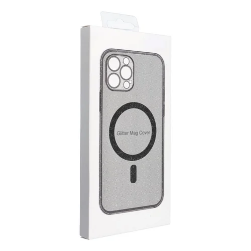 Samsung S26 Aiškus Mag Cover dėklas su MagSafe, juodas image 1