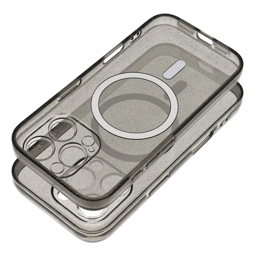Samsung S26 Aiškus Mag Cover dėklas su MagSafe, juodas image 2