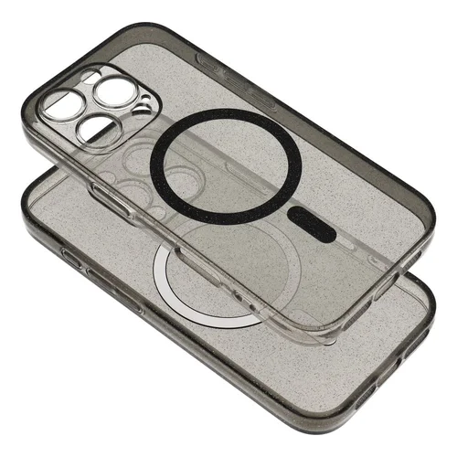 Samsung S26 Aiškus Mag Cover dėklas su MagSafe, juodas image 3