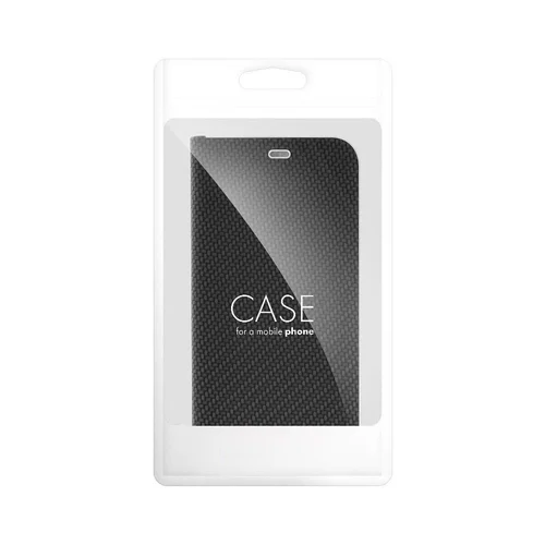 LUNA Book Carbon dėklas Samsung A55 5G, juodas image 2