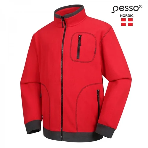 Megztinis Pesso FMR Fleece, raudonas - S image 2