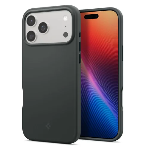 Spigen silikoninis MagSafe dėklas iPhone 17 Pro Max, žalias image 1