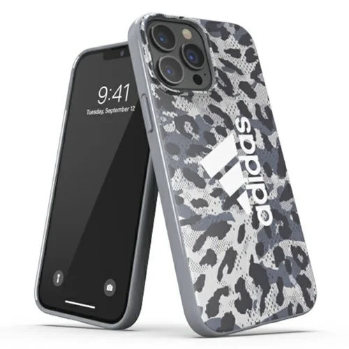Adidas OR SnapCase Leopardo dėklas iPhone 13 / 13 Pro, pilkas image 1