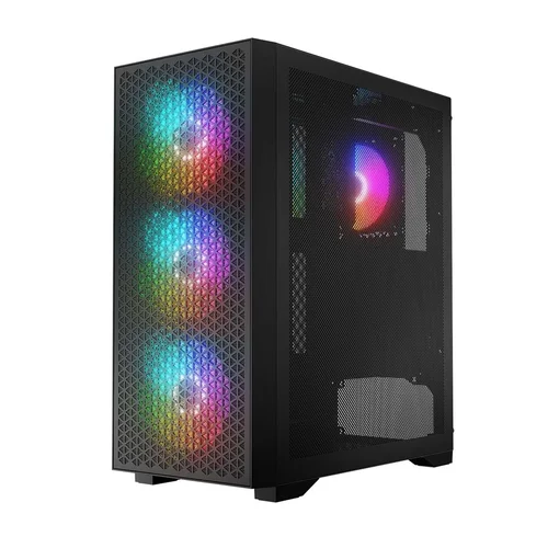 Logic DART PRO ARGB MIDI USB-C PC korpusas, juodas image 2