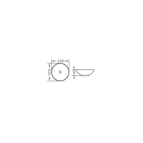 Praustuvas 8383, 320x320x145 image 3