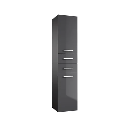 KAME TU/35-1/D3 Ūkinė spintelė Juoda 35 cm image 1